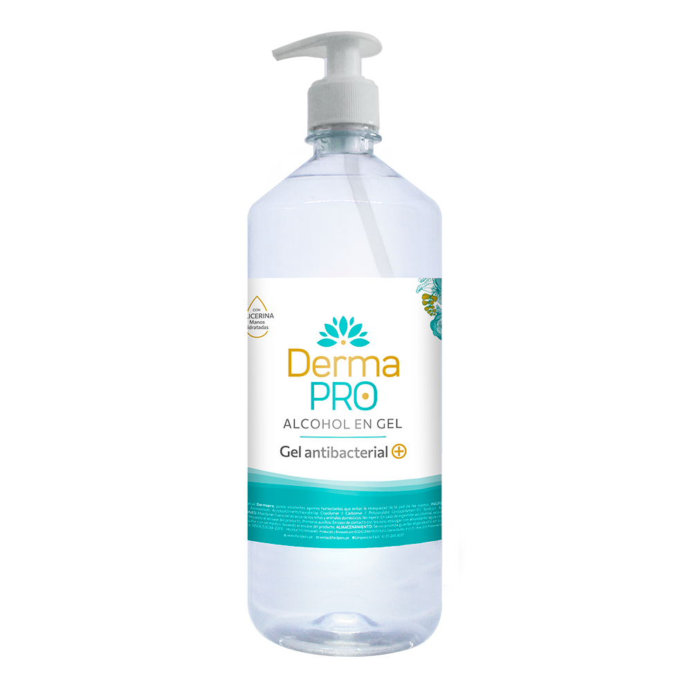 Dermapro-alcohol-en-gel-1L ALCOHOL EN GEL DERMAPRO – 1L - Imagen 1