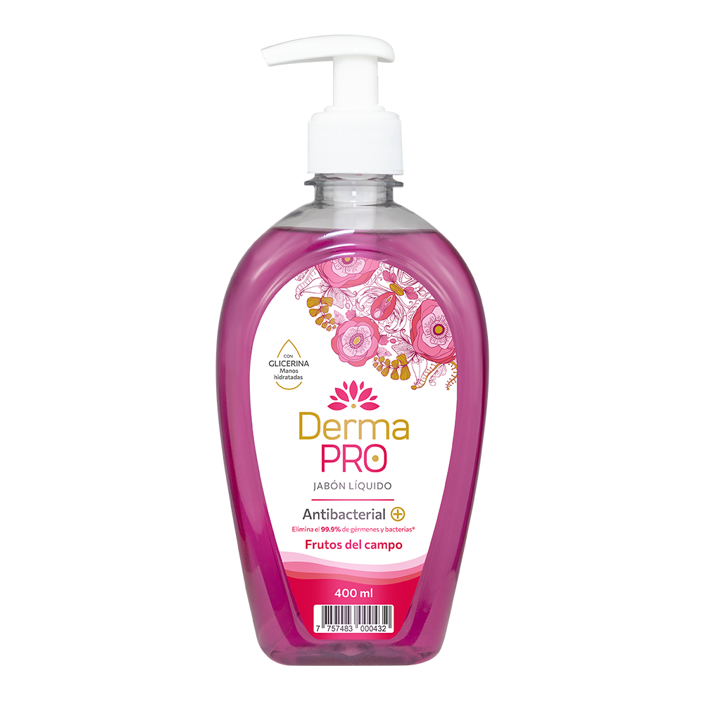 Dermapro-frutos-del-campo B JABÓN ANTIBACTERIAL DERMAPRO – FRUTOS DEL CAMPO – 400ML - Imagen 1