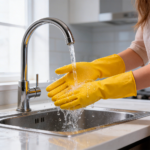 GUANTE AMARILLO – PROTECCIÓN PARA LIMPIEZA - Imagen 2