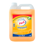 LAVA FÁCIL – LAVAVAJILLA LÍQUIDA – MANDARINA – 4L