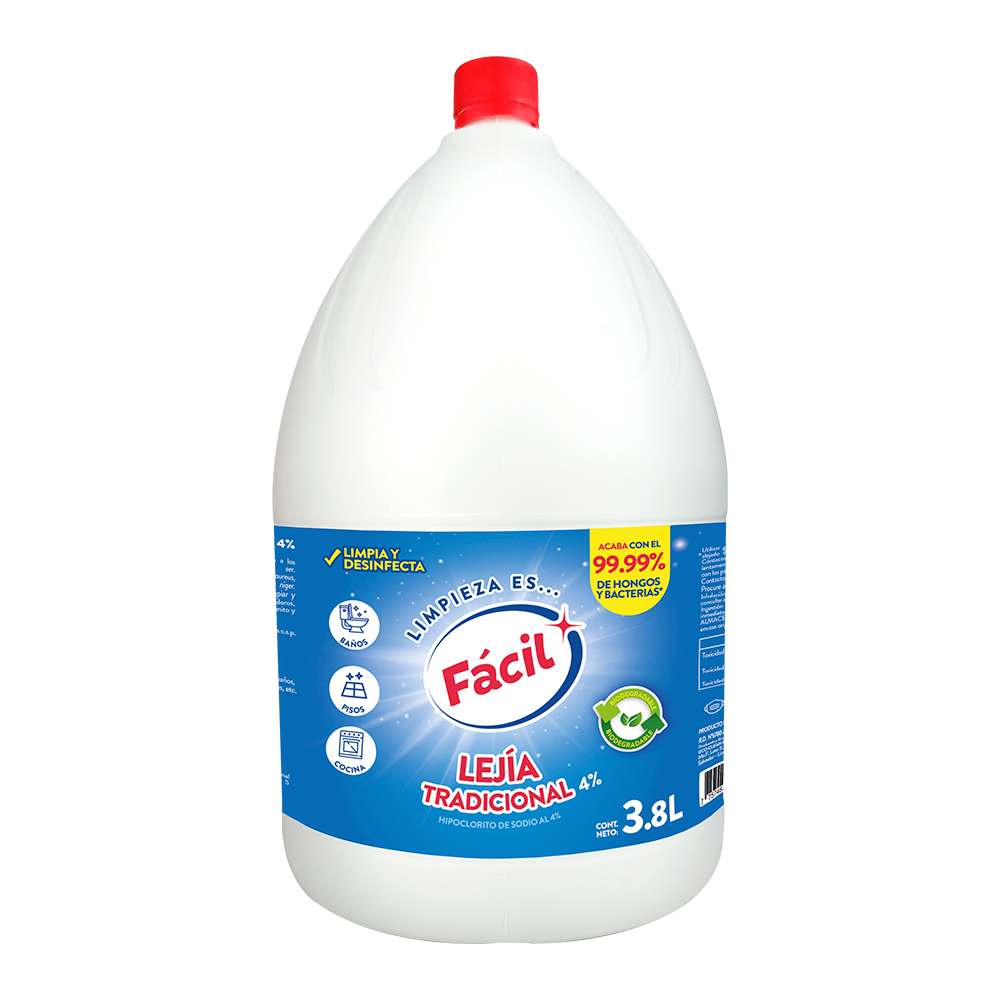 Lejía-3.8L-con-bio LEJÍA – TRADICIONAL 4% – 3.8L - Imagen 1
